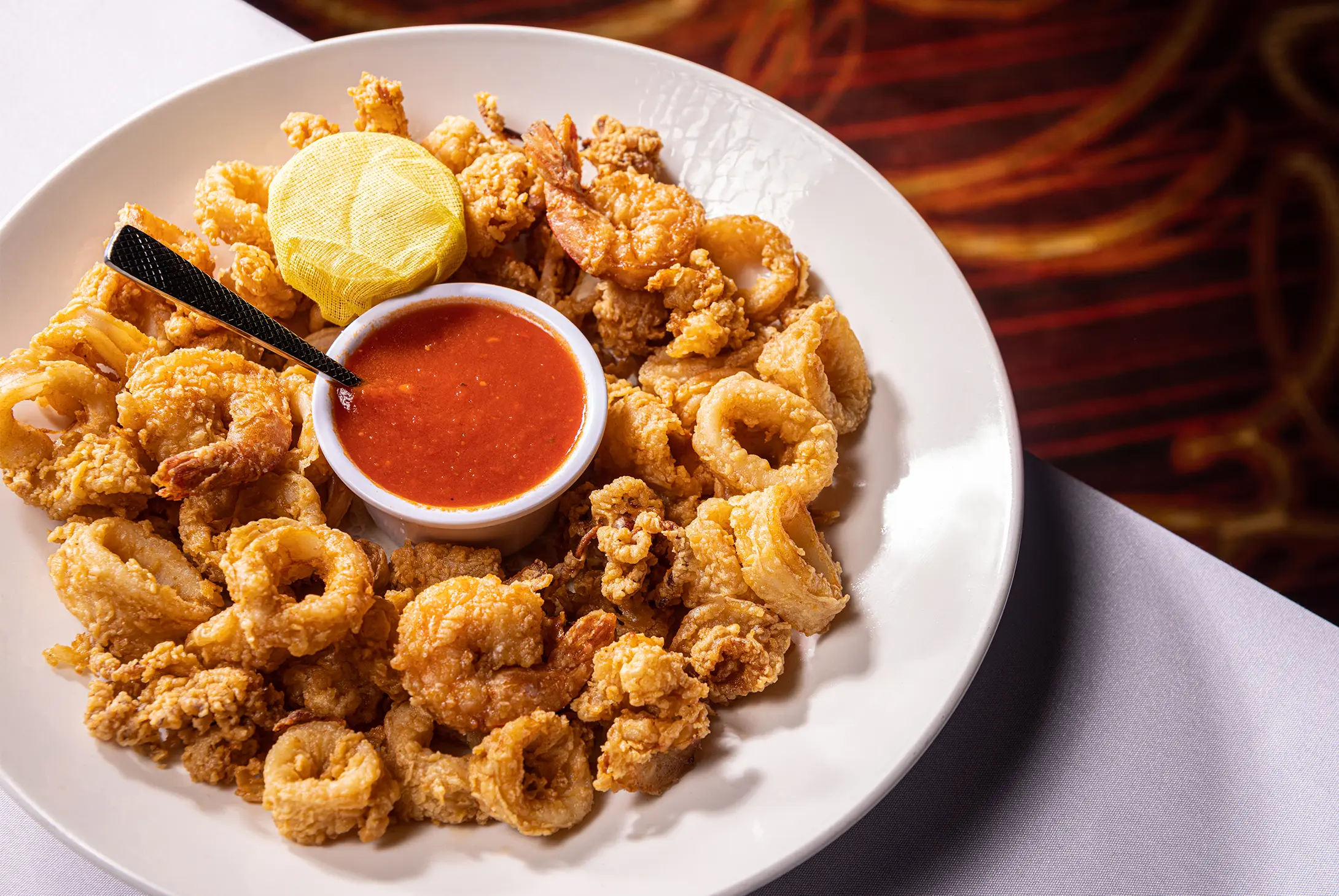 Fried Calamari and Shrimp Antonio-Panevino Italian Grille Las Vegas 